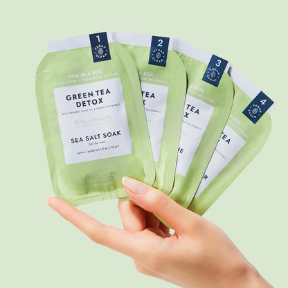 VOESH-Pedi In A Box 4 Step - Green Tea