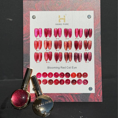 HANG PURE - Blooming Red Cat Eye Collection– 18 Colors (181 - 198) Collection