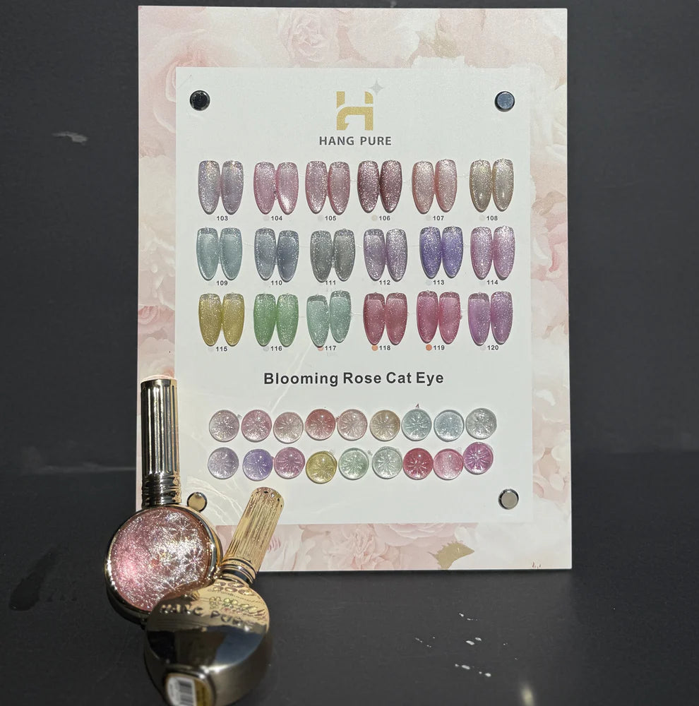 HANG PURE - Blooming Rose Cat Eye Collection– 18 colors (103 - 120) Collection