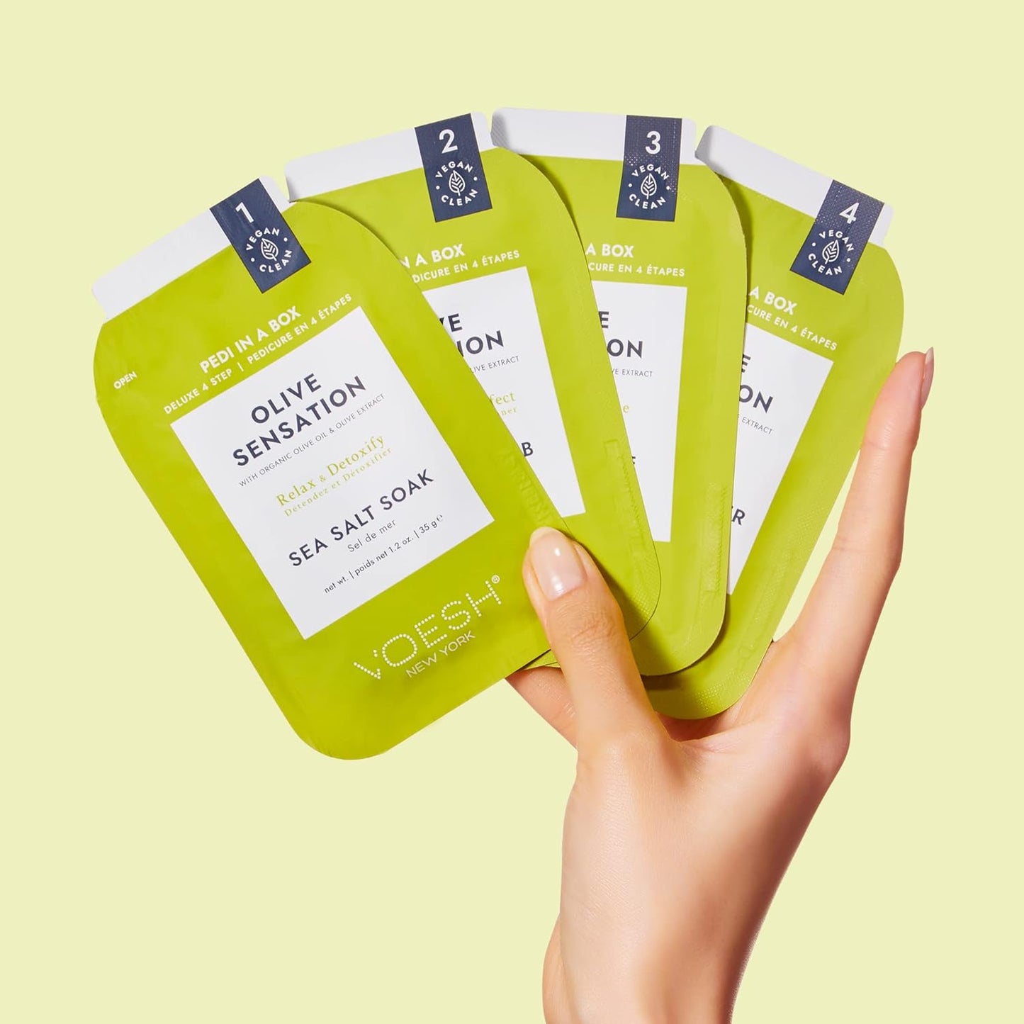 VOESH - Olive Pedicure Deluxe 4 Step