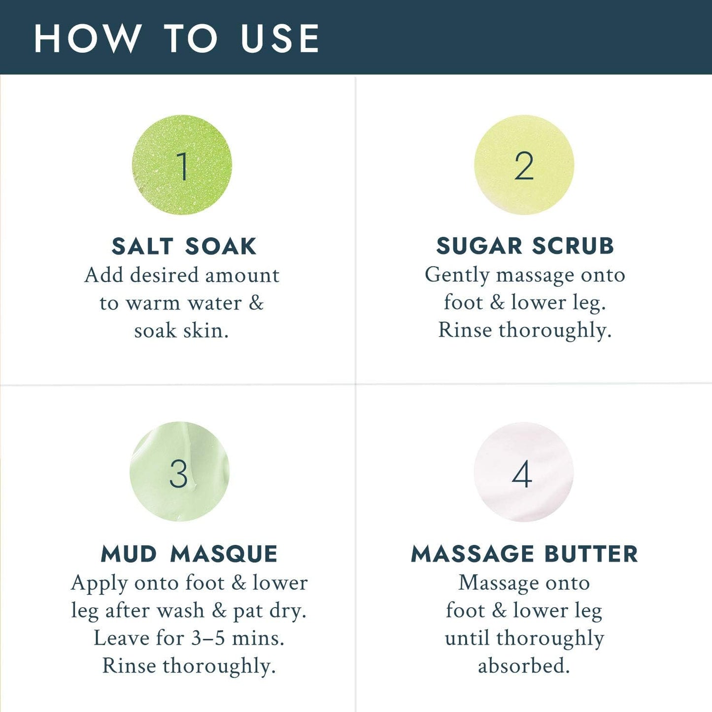 VOESH - Olive Pedicure Deluxe 4 Step