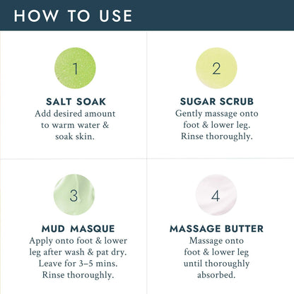 VOESH - Olive Pedicure Deluxe 4 Step