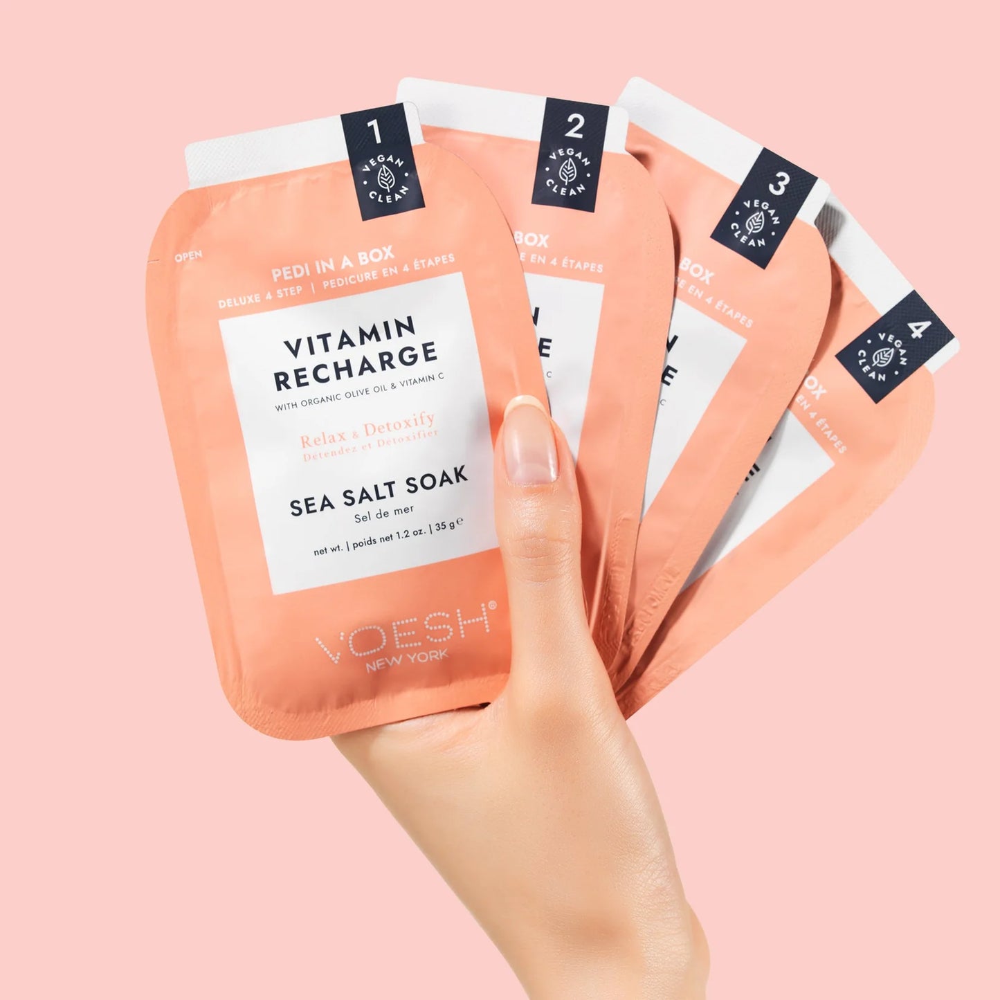 VOESH - 4 IN 1 VITAMIN PEDICURE 4STEP