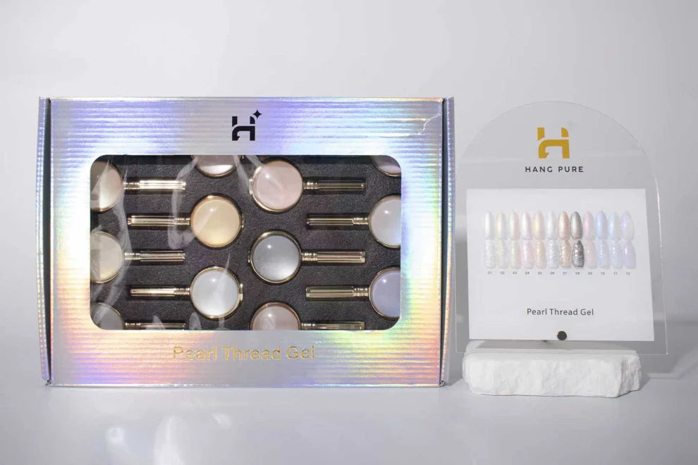HANG - Pearl Thread Gel Polish Collection – 12 Colors ( 1 - 12) Collection
