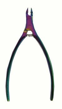 TITANIUM CUTICLE NIPPER 1/2 JAW SINGLE SPRING (BT8216)