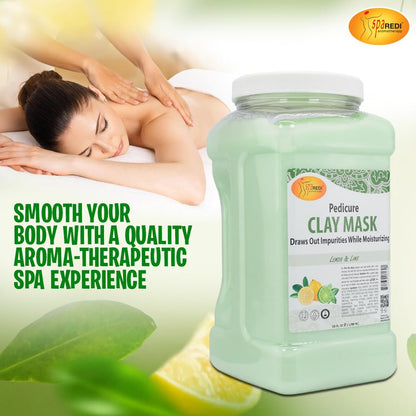 SPA REDI - Clay Mask, Lemon and Lime 128 Oz
