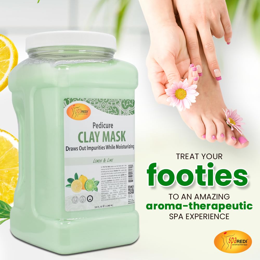 SPA REDI - Clay Mask, Lemon and Lime 128 Oz