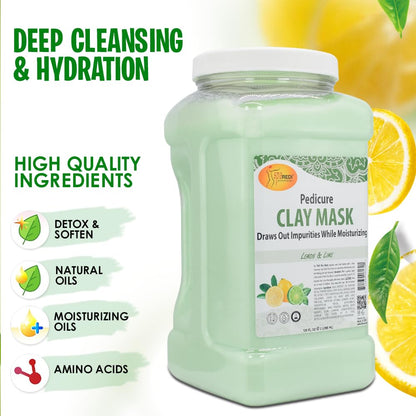 SPA REDI - Clay Mask, Lemon and Lime 128 Oz