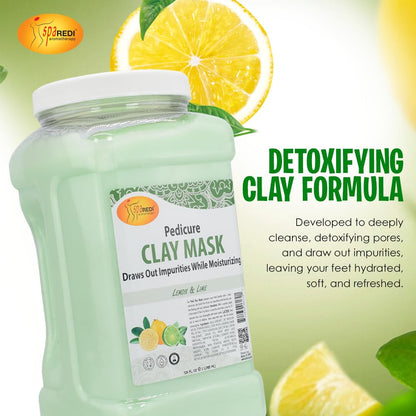 SPA REDI - Clay Mask, Lemon and Lime 128 Oz