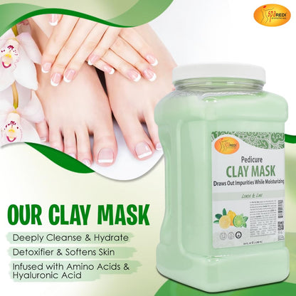 SPA REDI - Clay Mask, Lemon and Lime 128 Oz