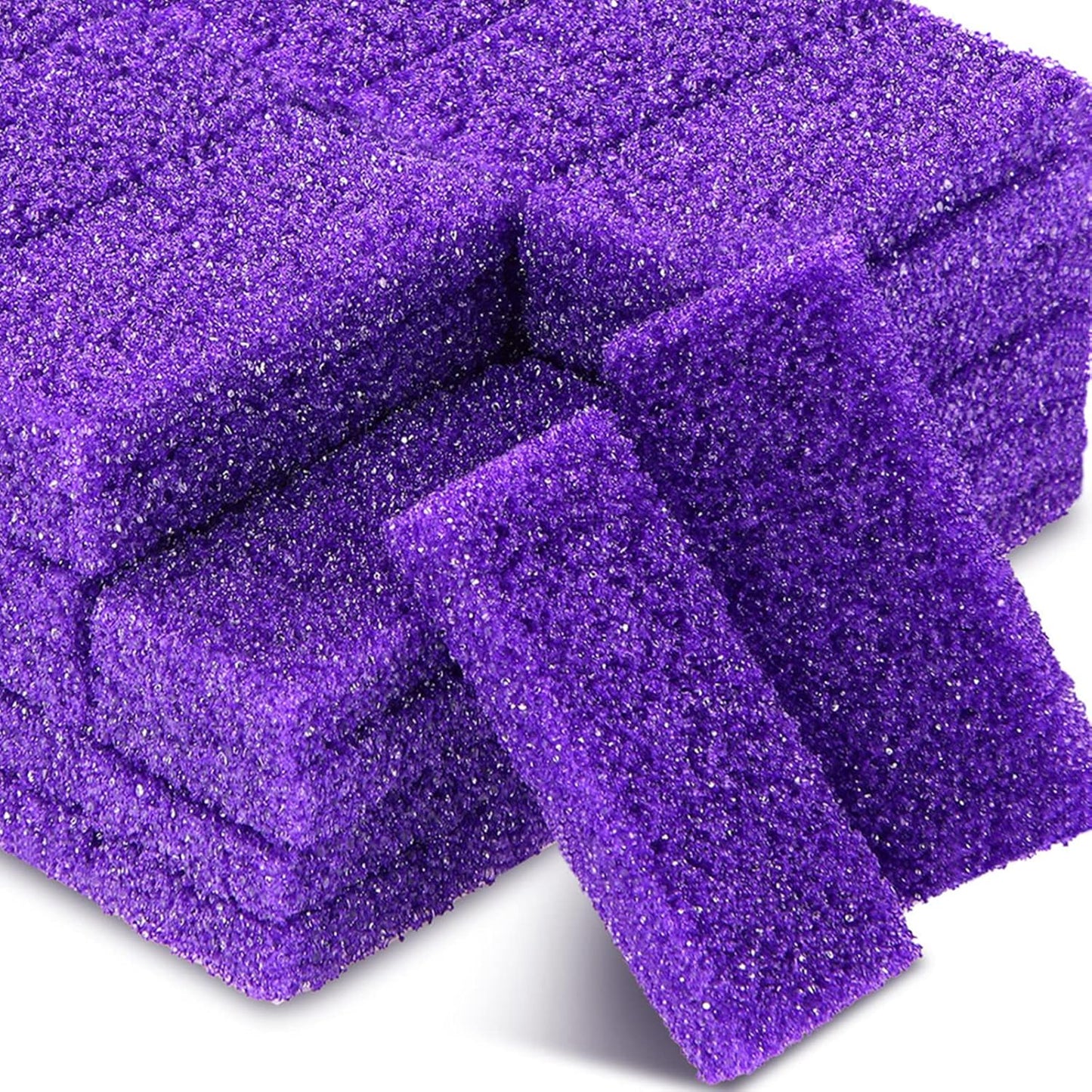 Pumice Stone Heel Cuticle Callus Remover Bath Spa (Purple) (40pcs)