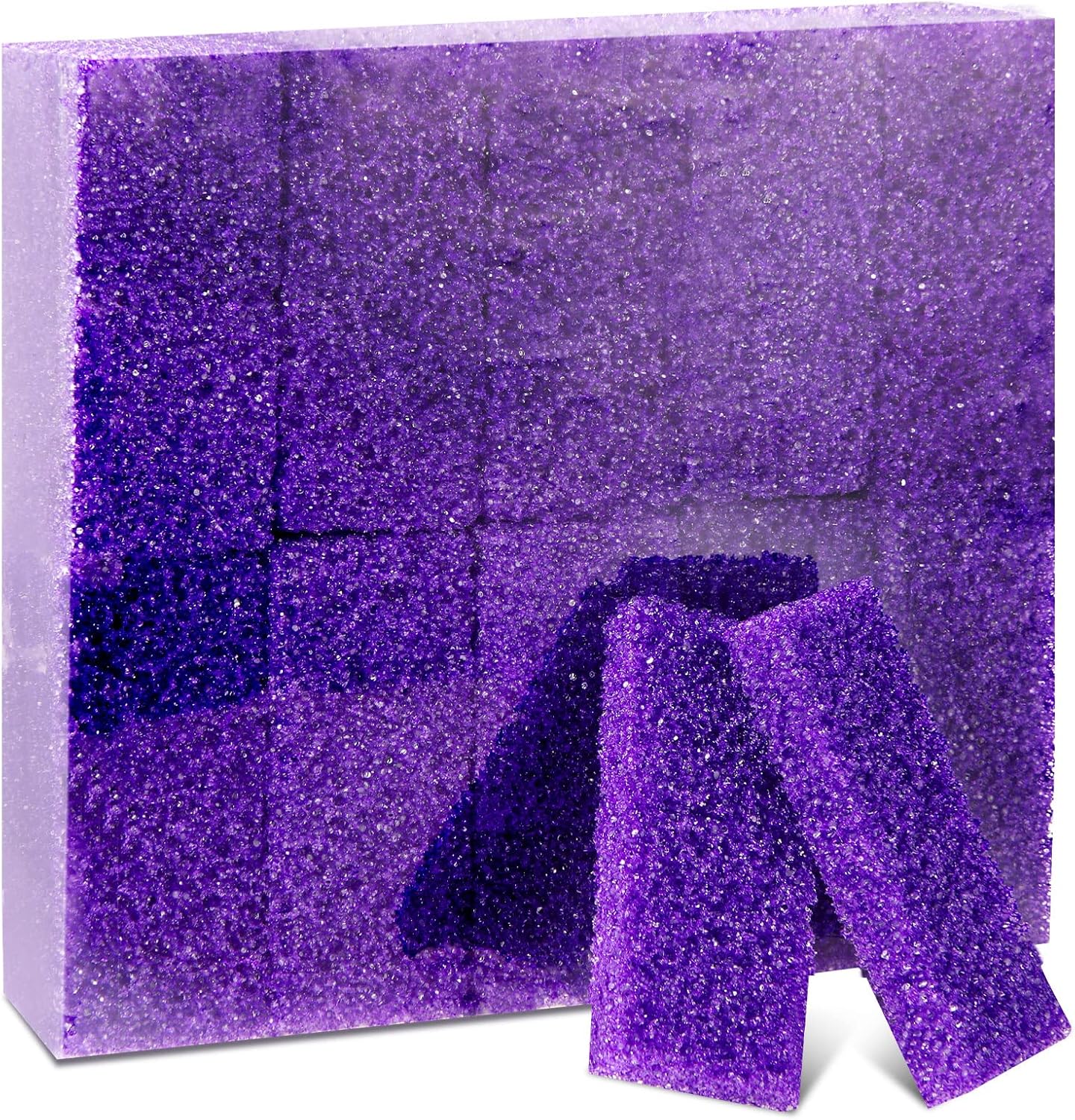 Pumice Stone Heel Cuticle Callus Remover Bath Spa (Purple) (40pcs)