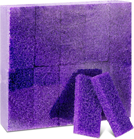 Pumice Stone Heel Cuticle Callus Remover Bath Spa (Purple) (40pcs)