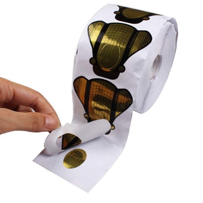Roll Nail Form(Golden)(100pcs)