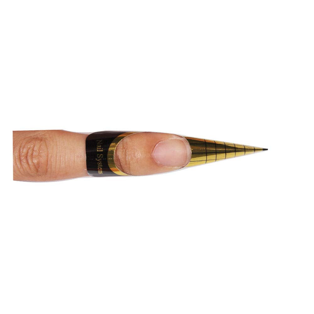 Roll Nail Form(Golden)(100pcs)
