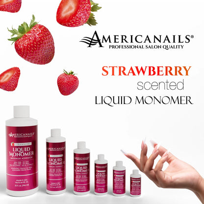 Americanails Strawberry Liquid Monomer 4oz
