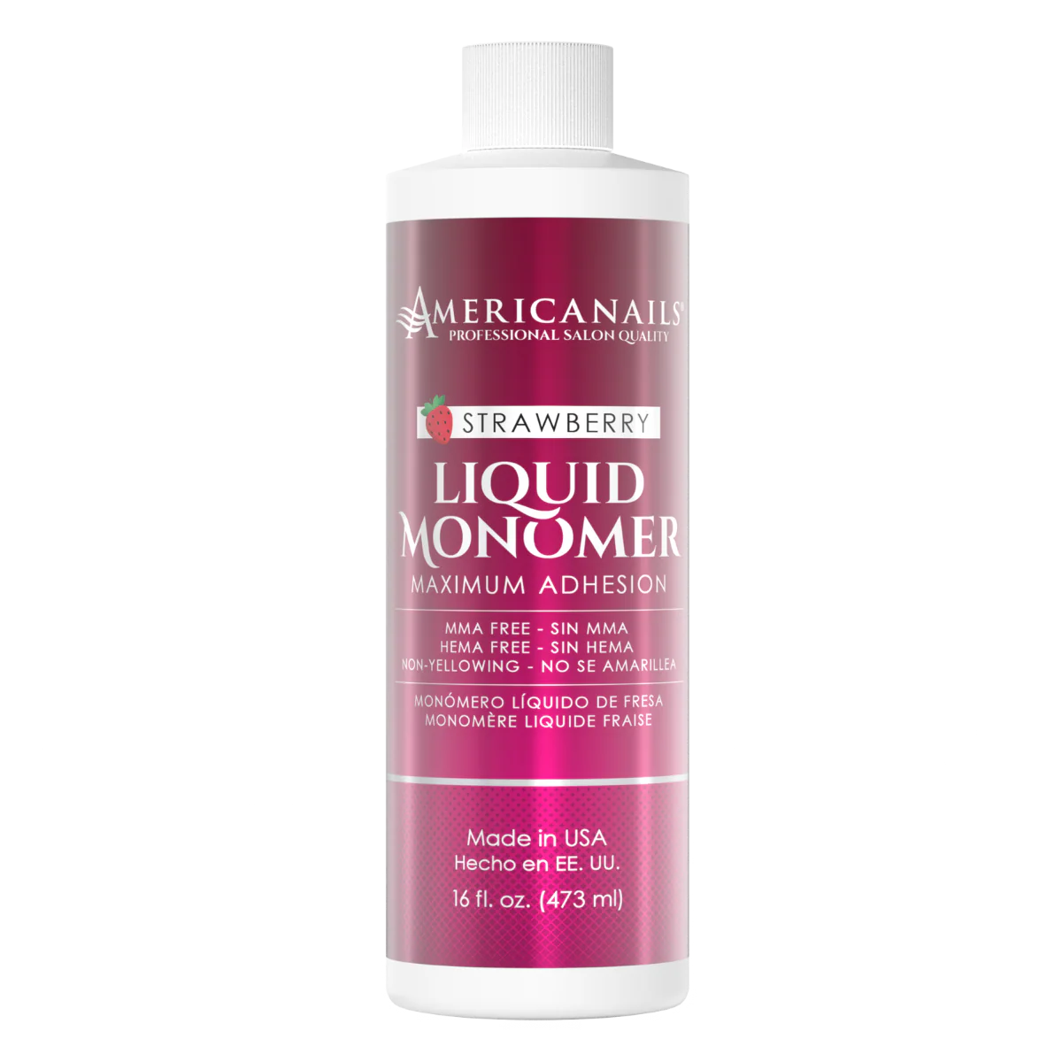 Americanails Strawberry Liquid Monomer 16oz
