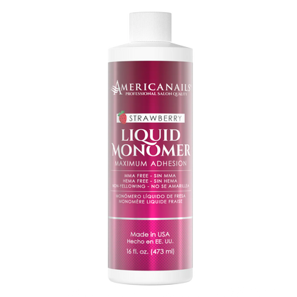Americanails Strawberry Liquid Monomer 16oz