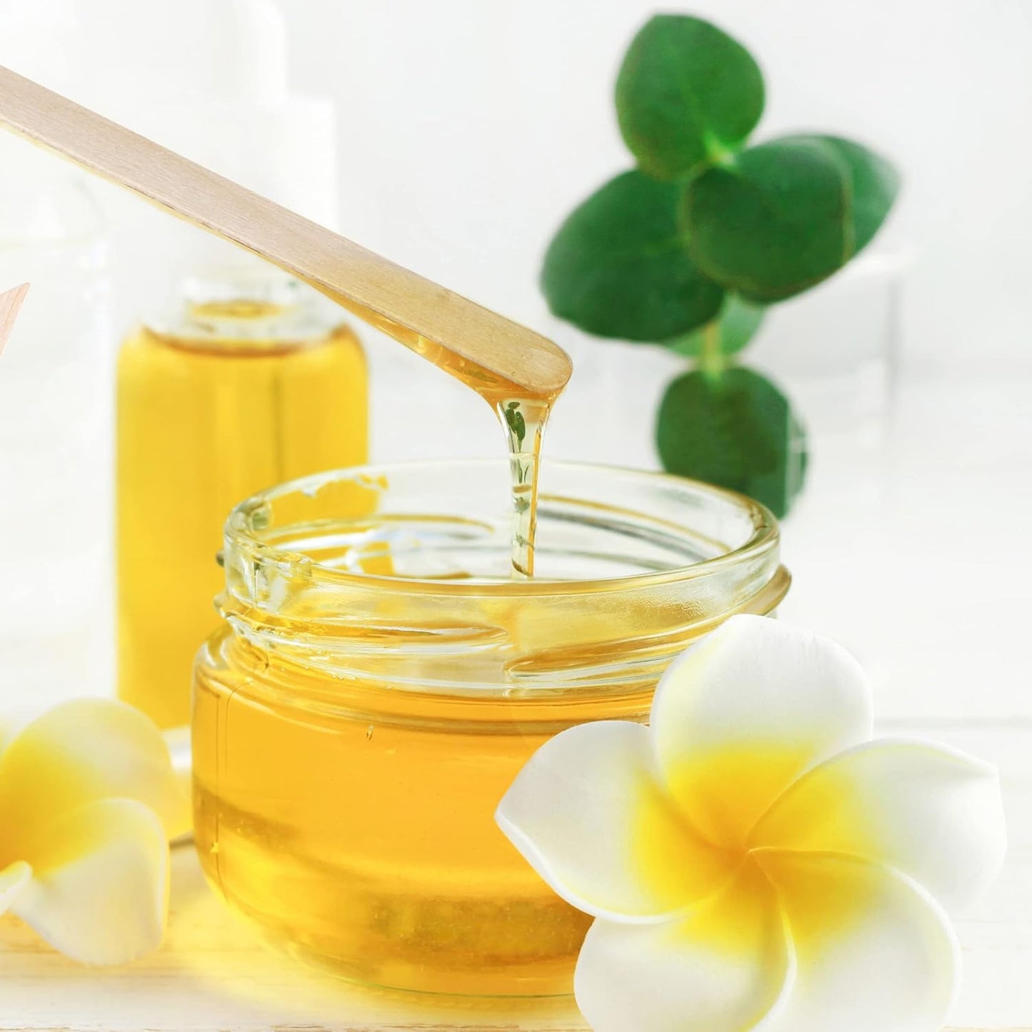 Wooden Wax Sticks Small Waxing Slanted & Round(50pcs)