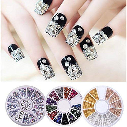 Wheels nail art decor accessories Nail Rhinestones Premium Manicure (1 Pcs)