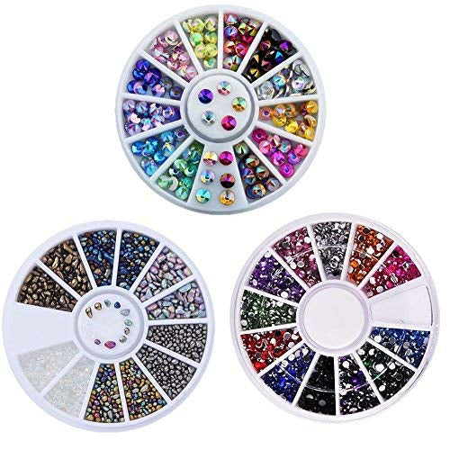 Wheels nail art decor accessories Nail Rhinestones Premium Manicure (1 Pcs)