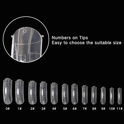 Dual Forms Nail Clear (120Pcs)
