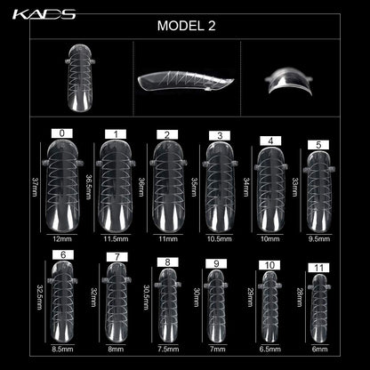 Clear Full Cover Dual Nail 120pcs