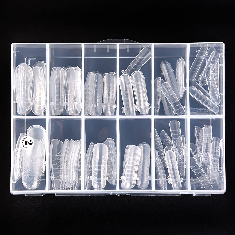 Clear Full Cover Dual Nail 120pcs