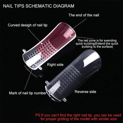Nail Extension Builder Gel Forms 100