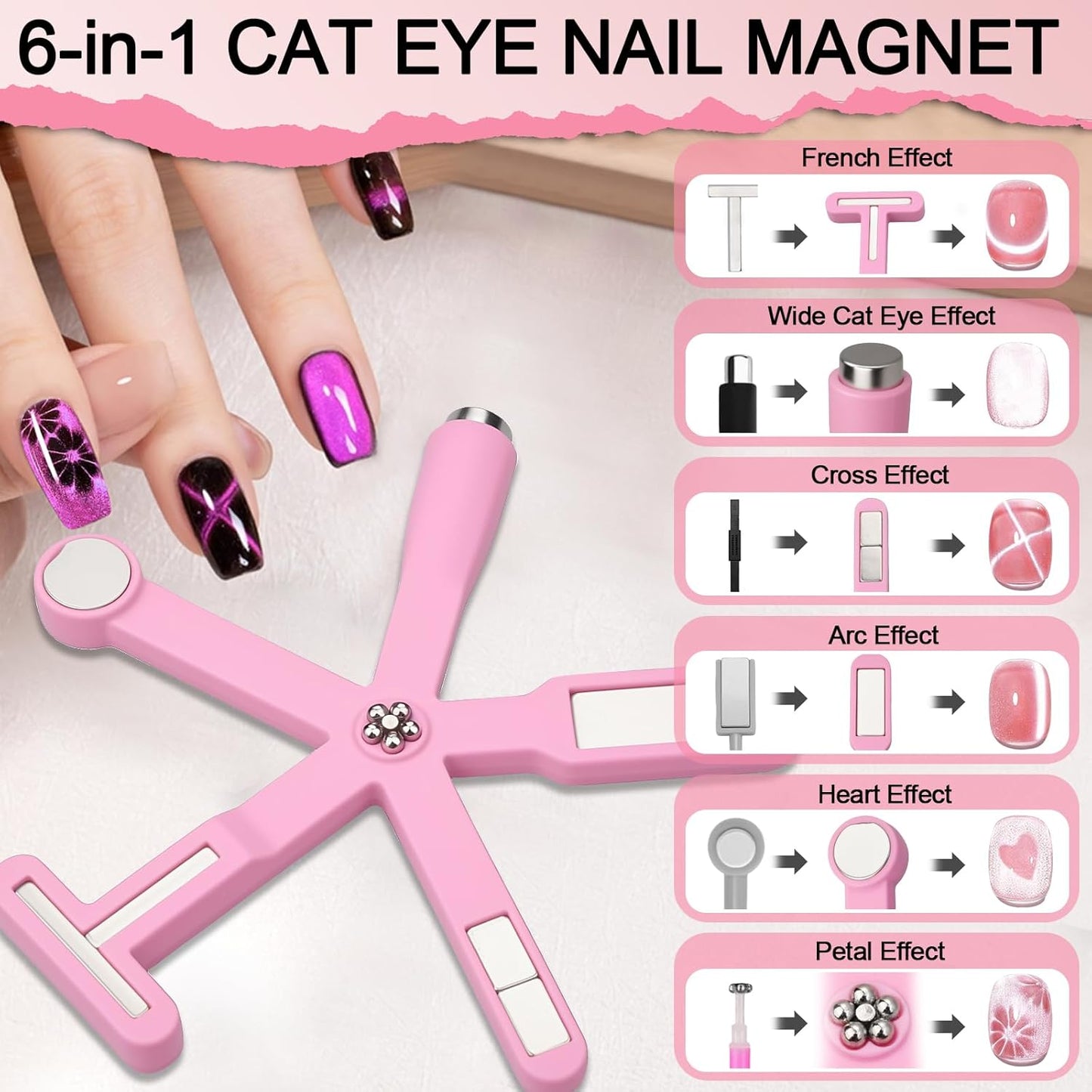 Nail Magnet 6 in 1 Cat Eye