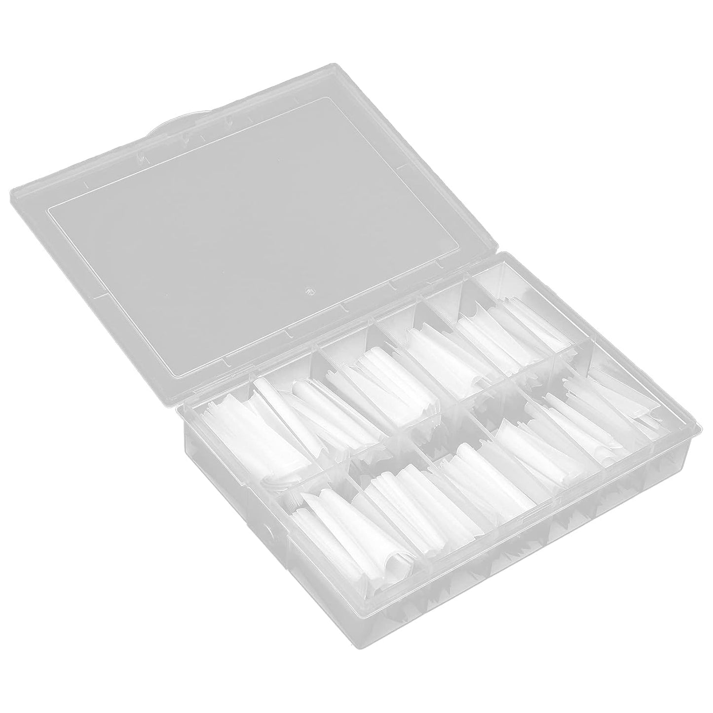 Extra Long False Nail Tips French Nails for DIY Nail Salon (Self Color) 240pcs