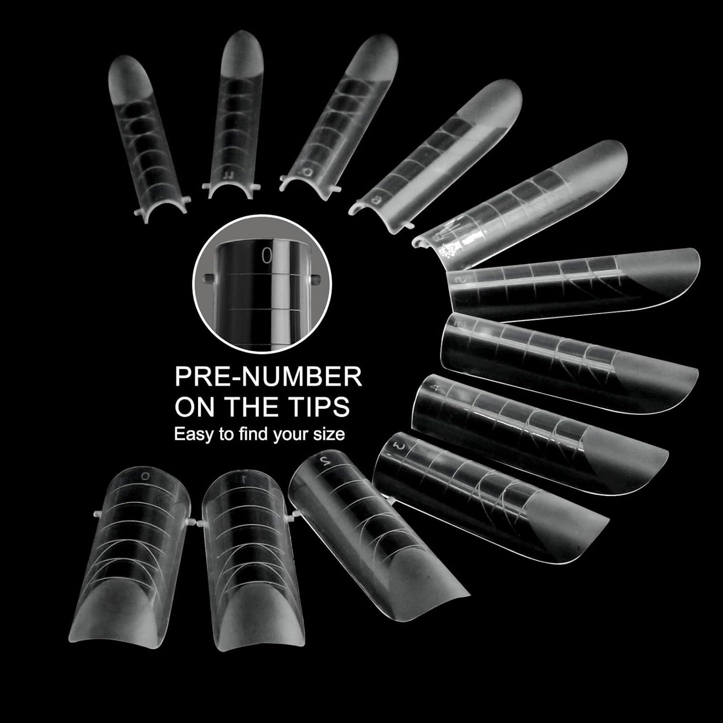 Dual Nail Forms Square 120 Pcs