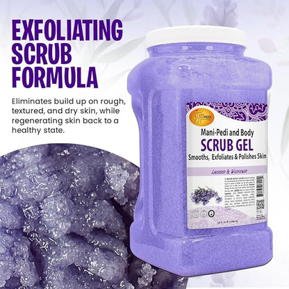 SpaREDI - Pedicure Lavender Gel Scrub (32oz)