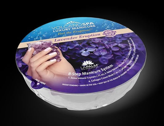 Volcano Spa Manicure In A Bowl | Lavender Eruption | 1 Bowl