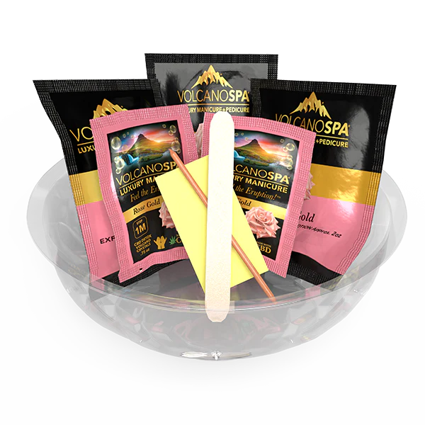 VOLCANO SPA LUXURY MANICURE IN A BOWL | ROSE GOLD