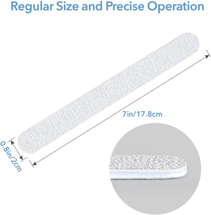 Medium Square and Round Nail File in packs of 2pcs