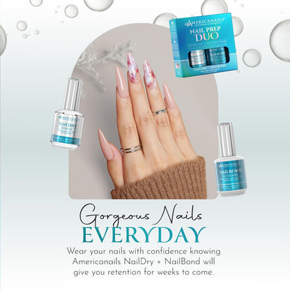 Americanails Nail Prep Duo, NailDry Dehydrator & Acid-Free Primer