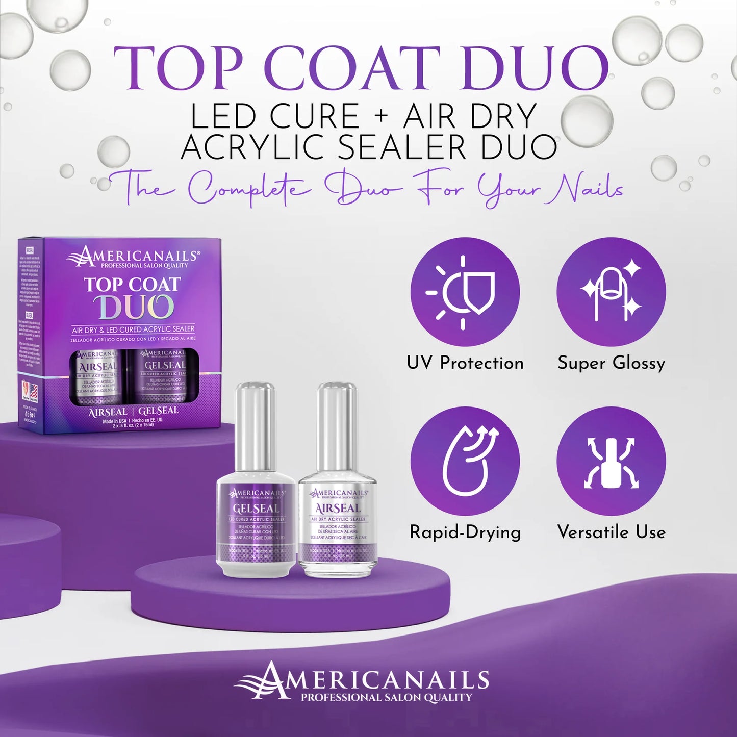 Americanails AirSeal -Gelseal Top Coat