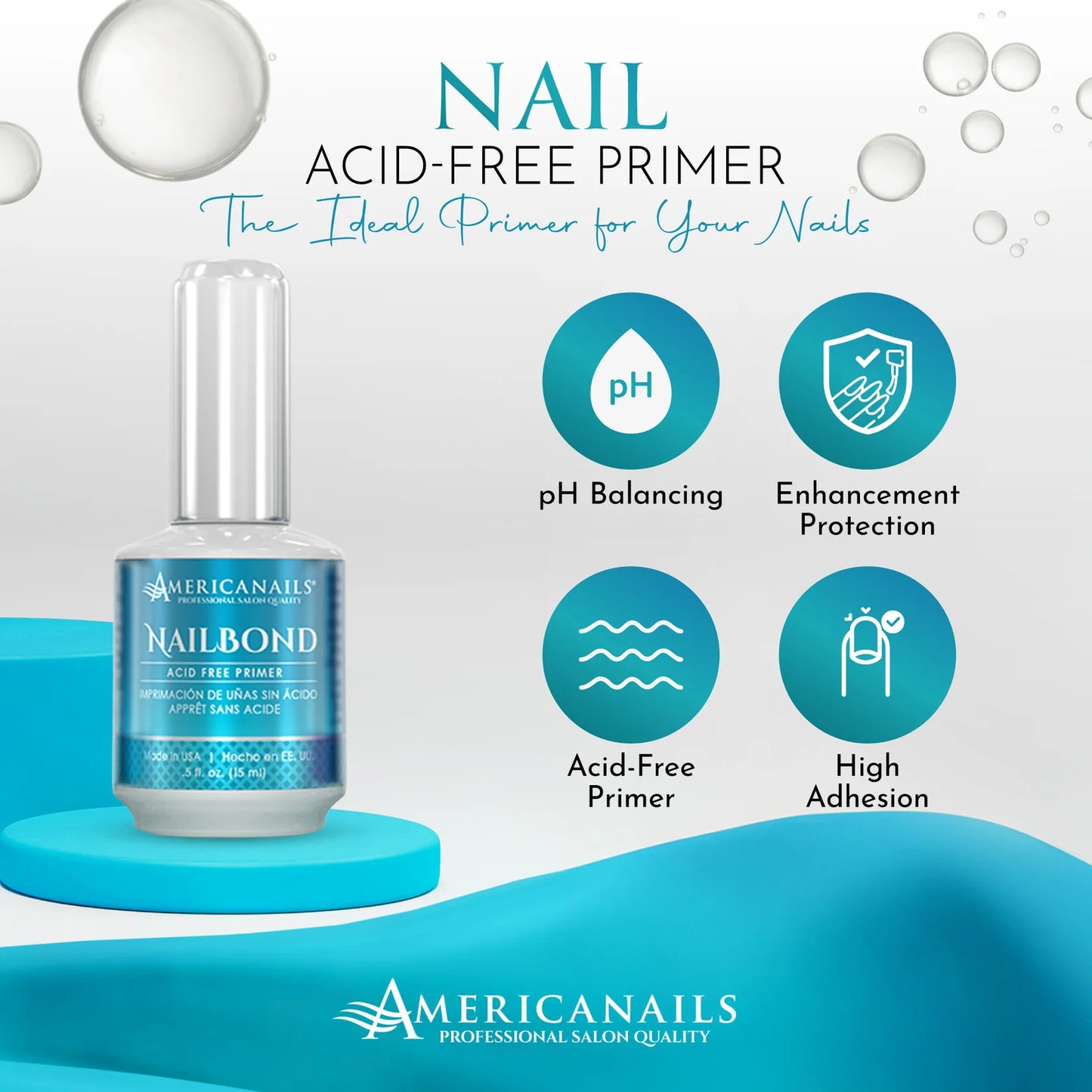 Americanails NailBond Acid-Free Primer .5oz