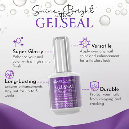 Americanails GelSeal LED Cured Acrylic Sealer .5oz