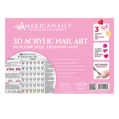 Americanails-Silicone 3D Acrylic Nail Art Training Mat