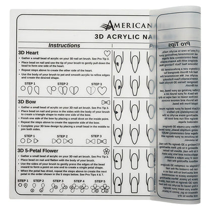 Americanails-Silicone 3D Acrylic Nail Art Training Mat
