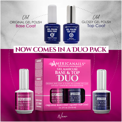 Americanails Gel Manicure Base & Top Duo