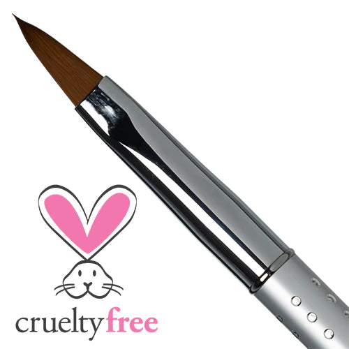 Americanails Faux Kolinsky Designer Series | Oval Acrylic #8 Brush