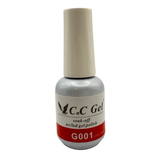 CnC Gel Polish Matching Set – G001 Classic Red | 15ml