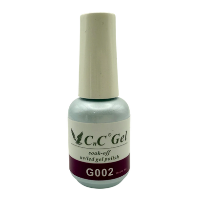 CnC Gel Polish Matching Set– G002 Deep Plum | 15ml