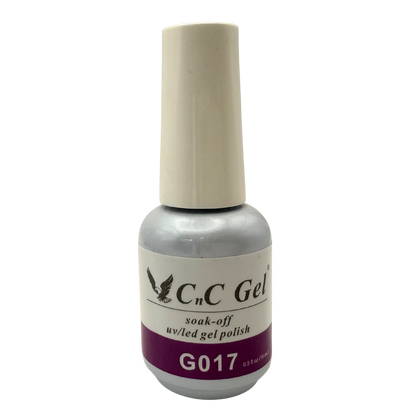CnC Gel Polish Matching Set – G017 Royal Violet | 15ml