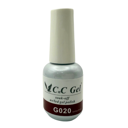 CnC Gel Polish Matching Set– G020 Merlot Red | 15ml