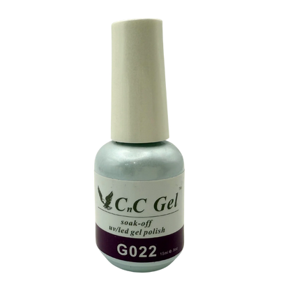 CnC Gel Polish Matching Set – G022 Deep Plum | 15ml