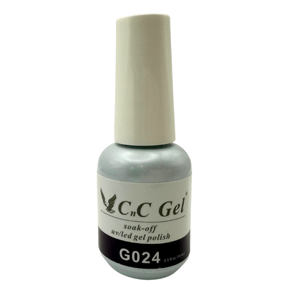 CnC Gel Polish Matching Set – G024 Midnight Smoke | 15ml